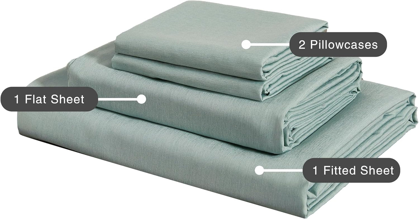 Bamboo Microfibre Sheet Set - Sage Green