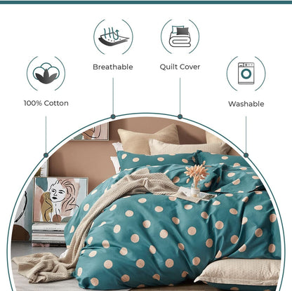 Hugo Reversible Printed Quilt Cover Set