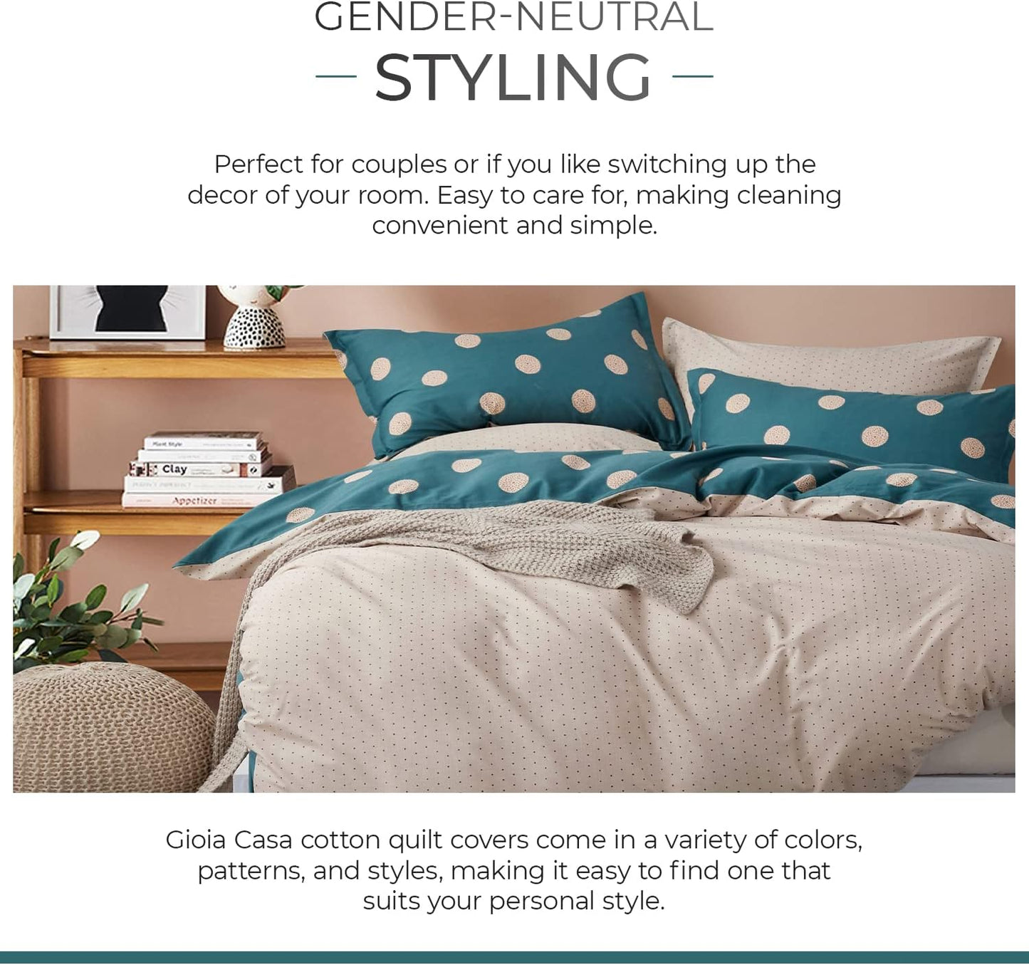 Hugo Reversible Printed Quilt Cover Set