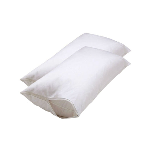 Stain Resistant Pillow Protectors King - Twin Pack