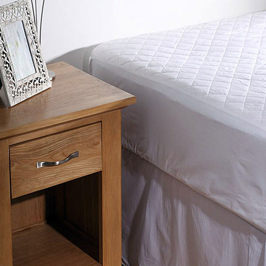 Quilted Mattress Protector 35cm Wall - KING SINGLE