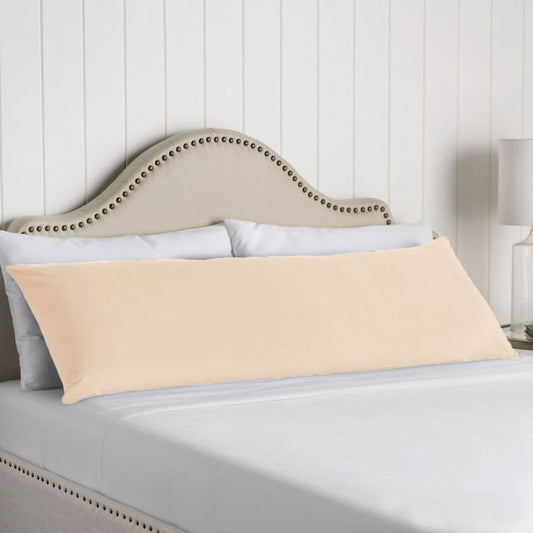 100% Cotton Body Pillowcase - Ivory