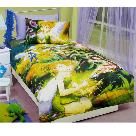 Disney Fairies Tinkerbell Quilt Cover Set - 3PC