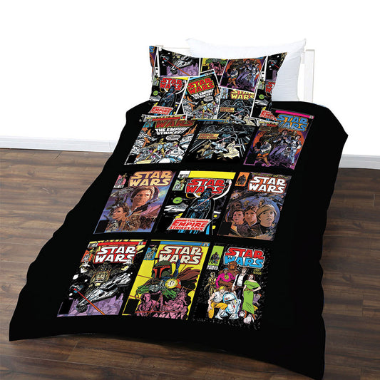 Star Wars Comics Quilt Cover Set - 3PC