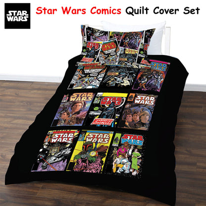 Star Wars Comics Quilt Cover Set - 3PC