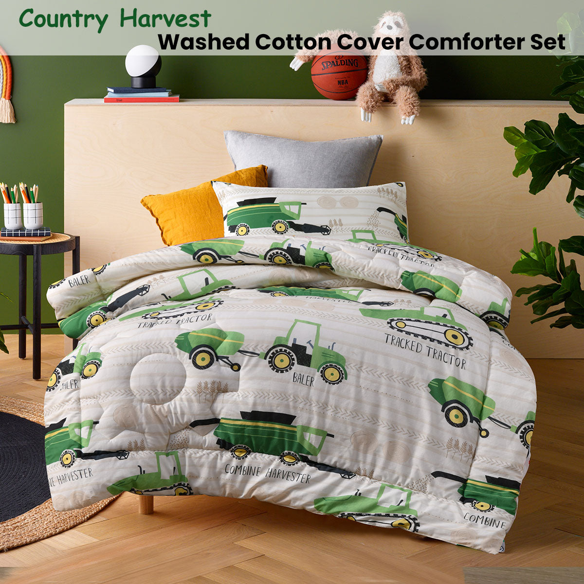 Country Harvest Cotton Comforter Set - 2PC