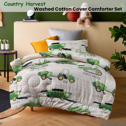 Country Harvest Cotton Comforter Set - 2PC