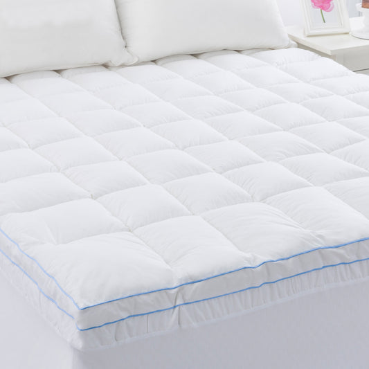 750GSM Memory Resistant Microball Fill Mattress Topper - Super King