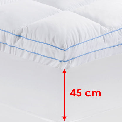 750GSM Memory Resistant Microball Fill Mattress Topper - Super King