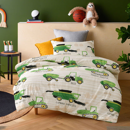Country Harvest Washed Quilt Cover Set - 2PC