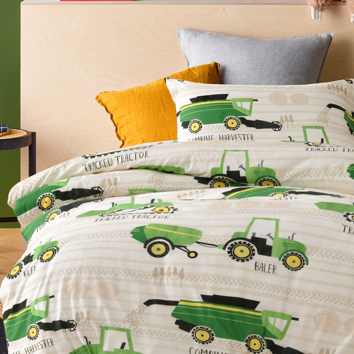Country Harvest Washed Quilt Cover Set - 2PC