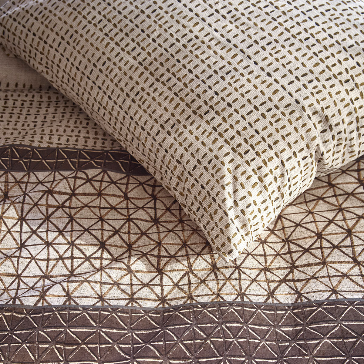 Mathis Natural Cotton Quilt Cover Set - 3PC