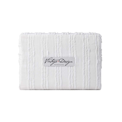 White Reflections Cotton Quilt Cover Set - 2PC