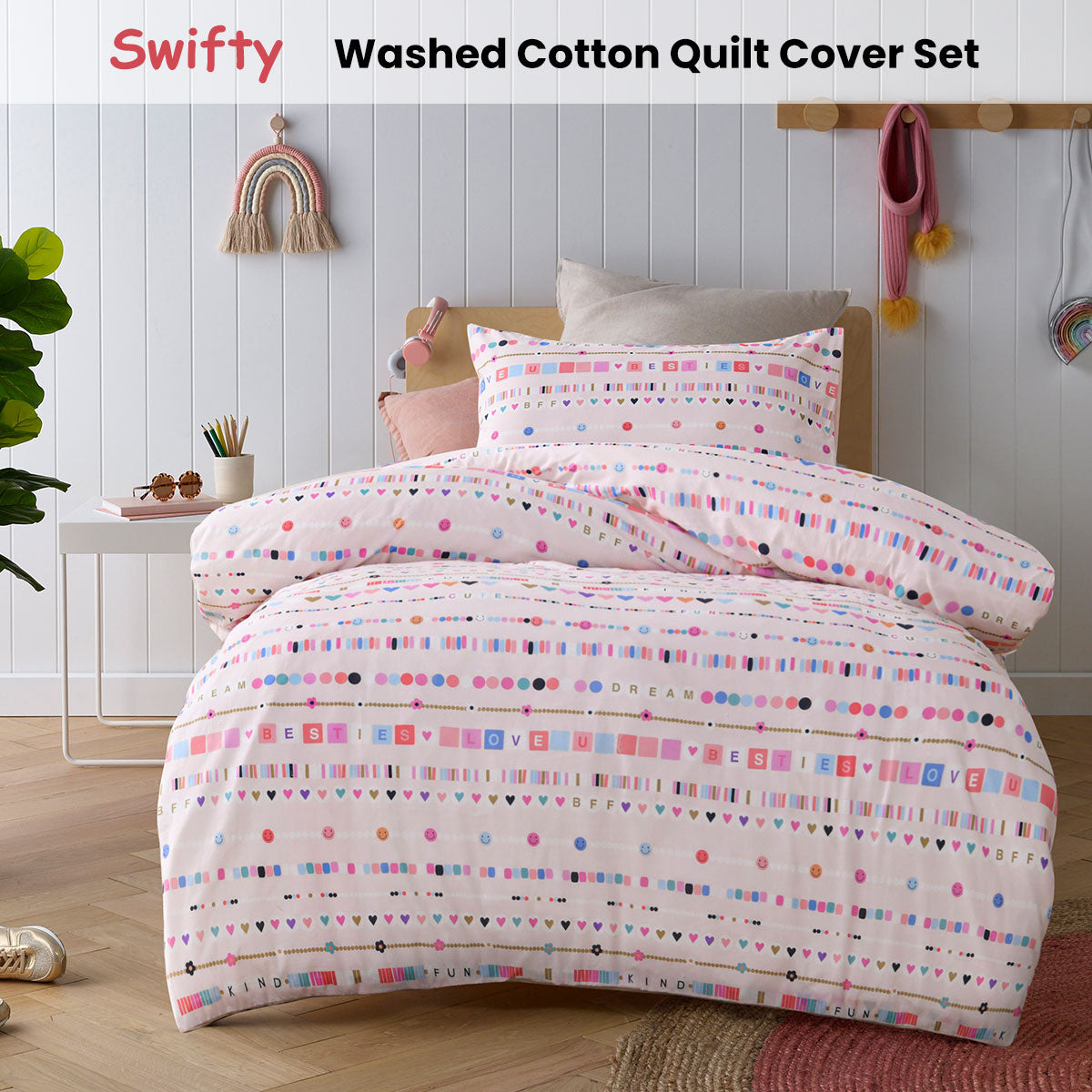 Swifty Quilt Cover Set - 2PC