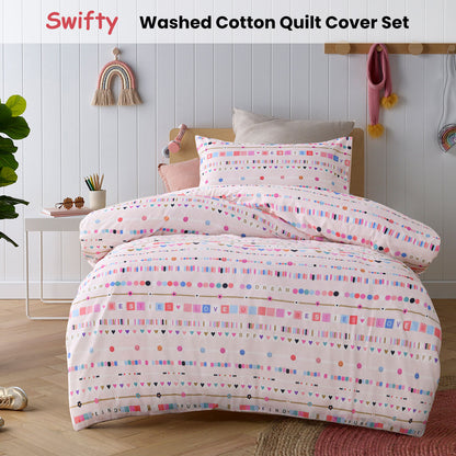 Swifty Quilt Cover Set - 2PC