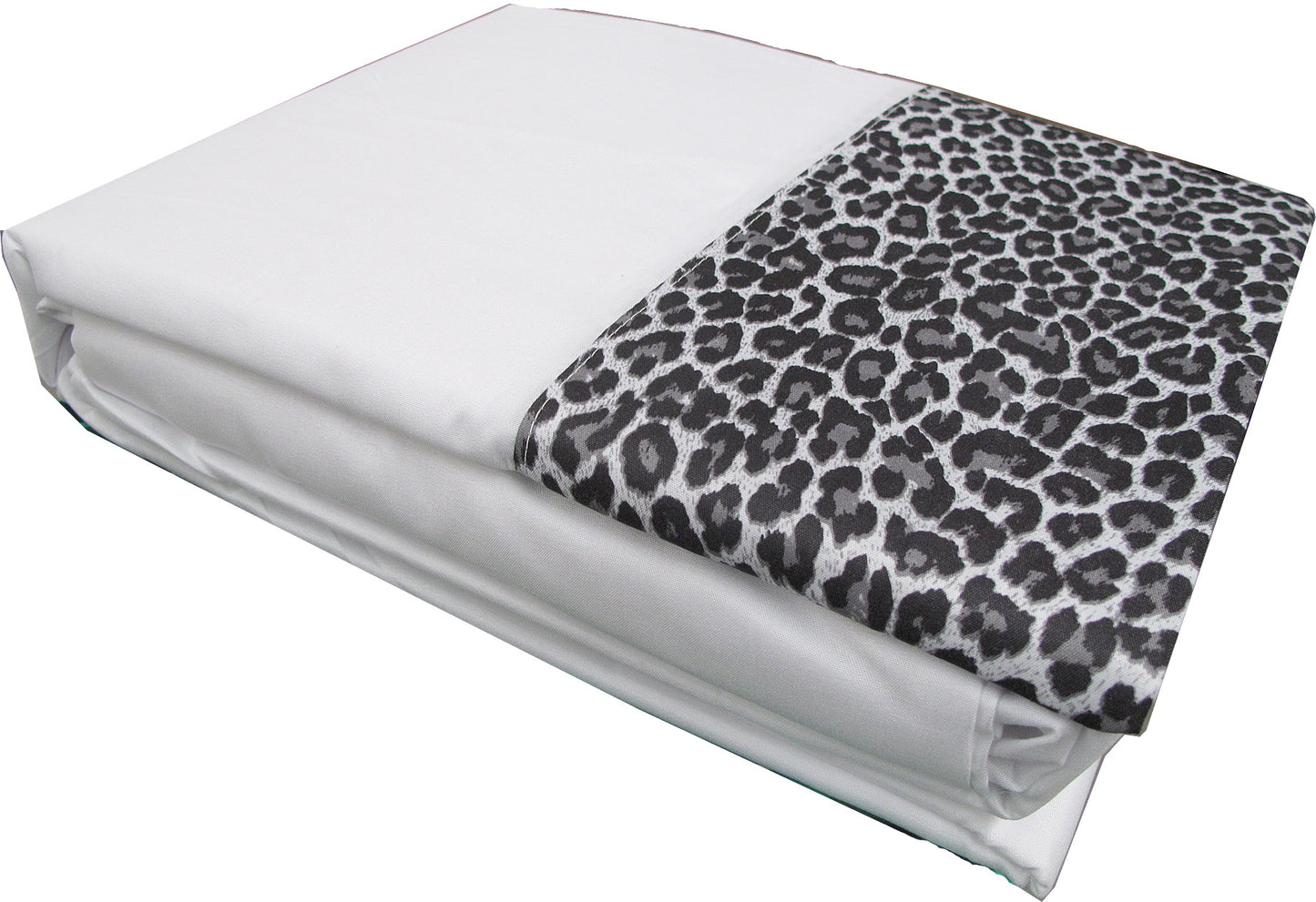 Big Sleep Leopard Sheet Set - White