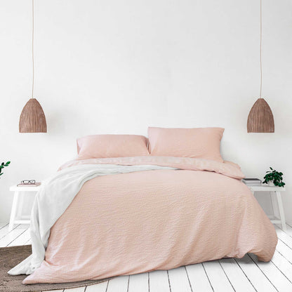 Ardor Ingrid Blush Quilt Cover Set - 2PC