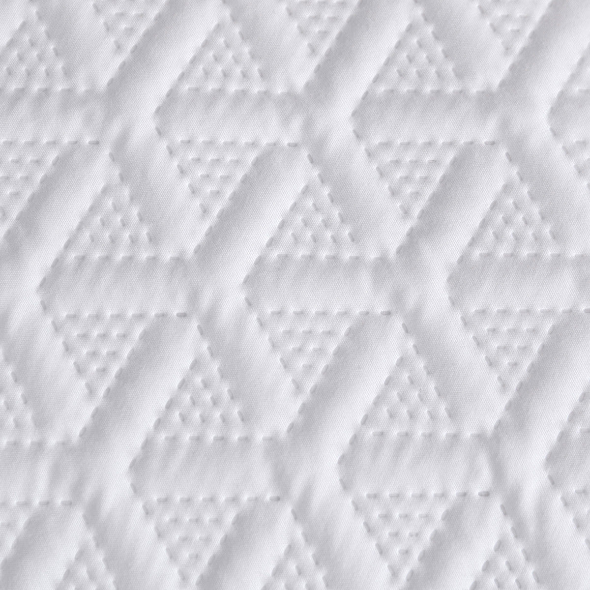 Leonardo White Embossed Quilt Cover Set - 3PC