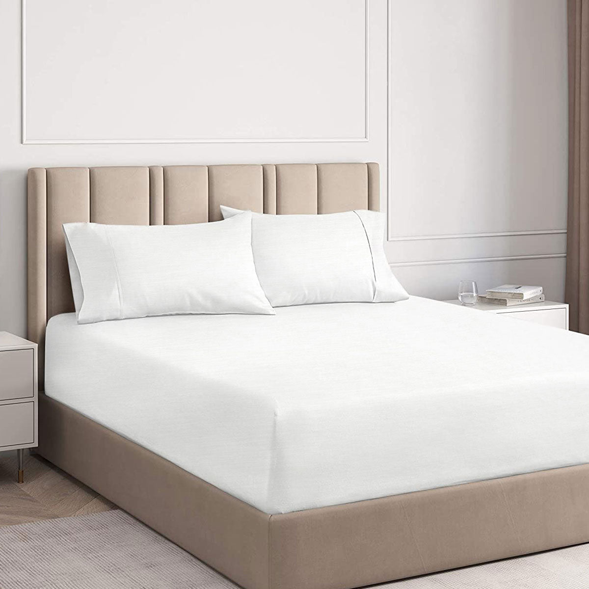 2000TC Cooling Bamboo Combo Set - White