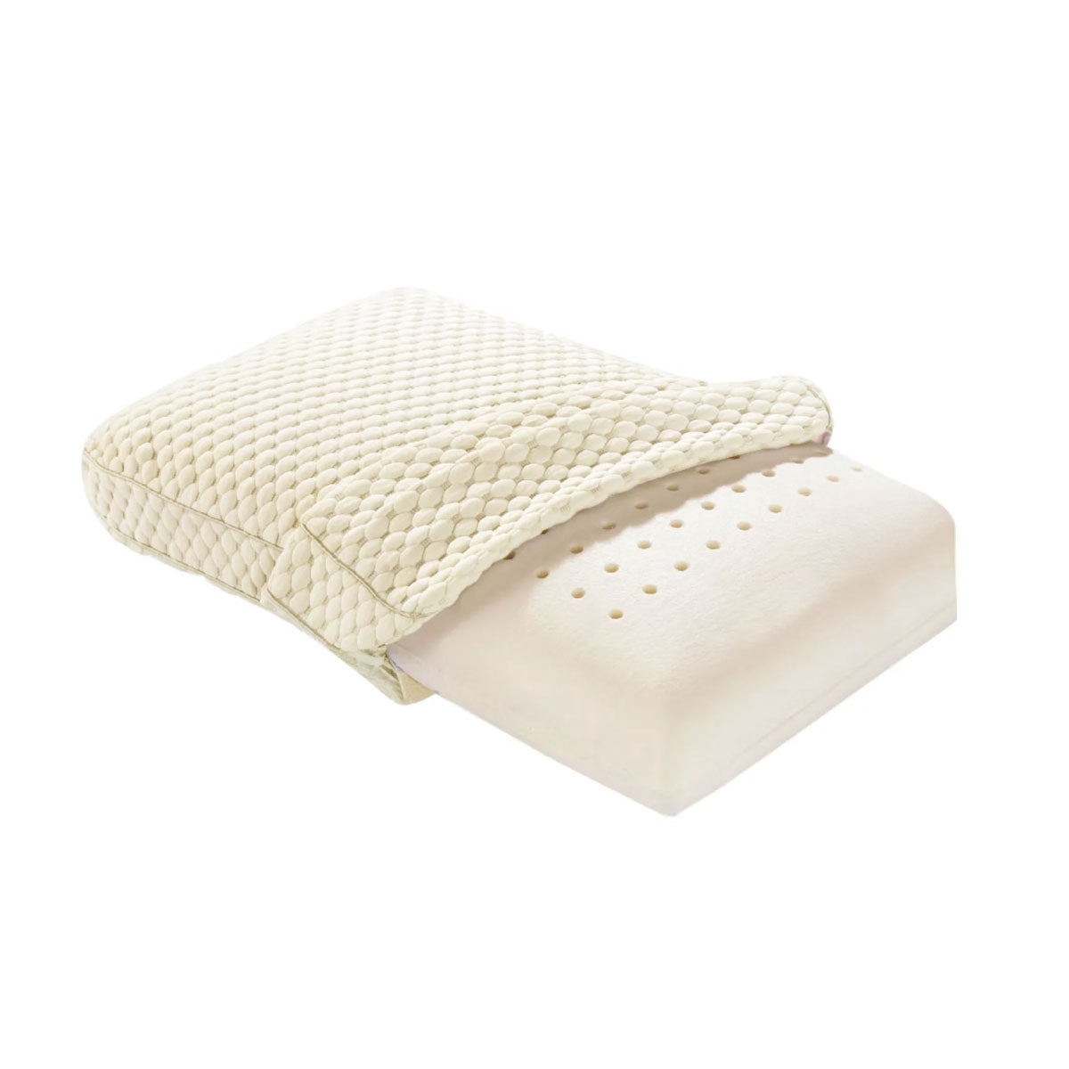 Nature Basics Memory Foam Gusset Pillow 65 x 40 x 13cm