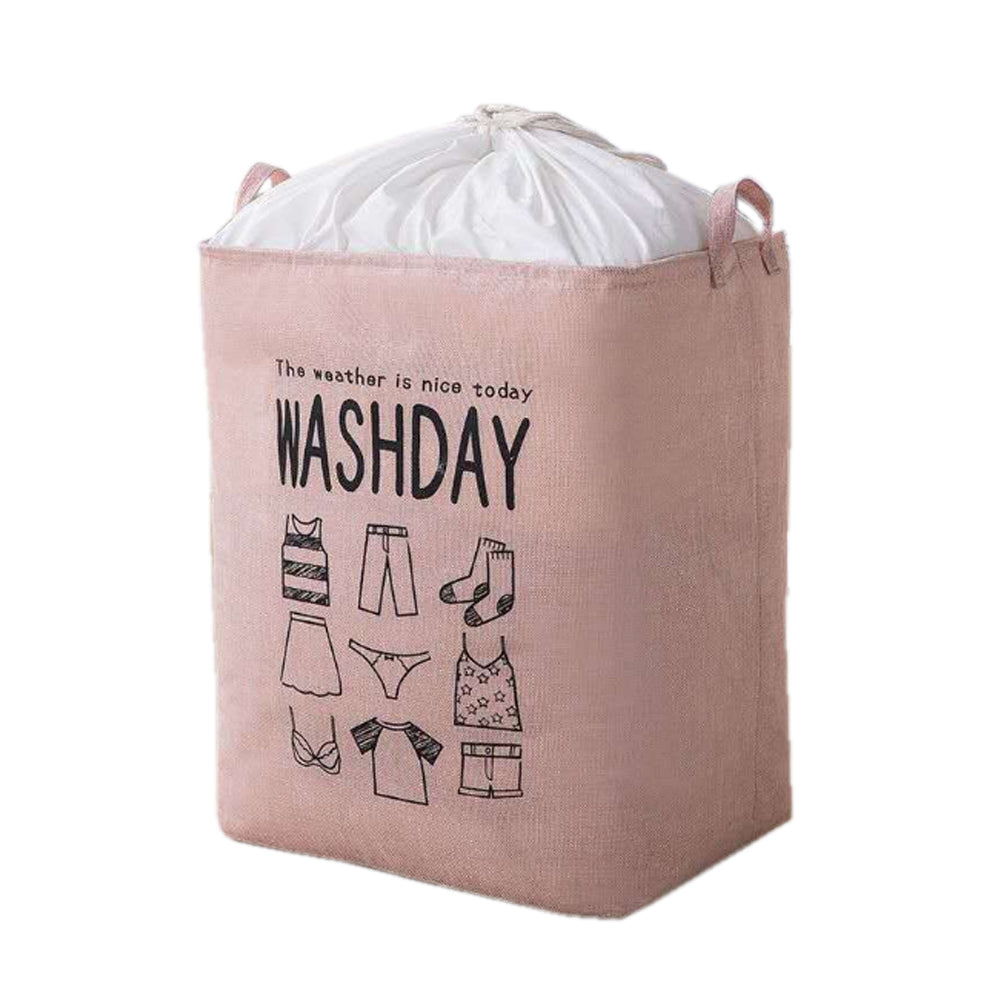 Ex-Large Collapsible Laundry Hamper (Pink)