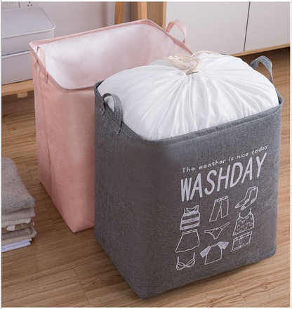 Ex-Large Collapsible Laundry Hamper (Pink)