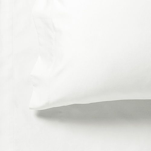 1000TC Ultra Soft Flat & Fitted Sheet Set - White