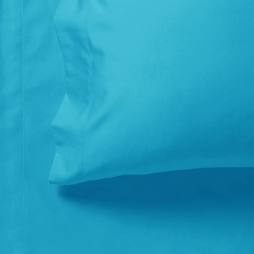 1000TC Ultra Soft Flat & Fitted Sheet Set - Light Blue