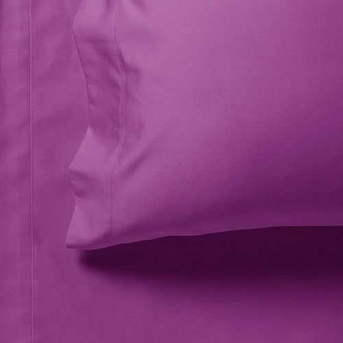 1000TC Ultra Soft Flat & Fitted Sheet Set - Purple