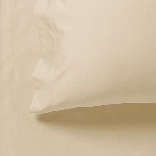 1000TC Ultra Soft Flat & Fitted Sheet Set - Yellow Cream