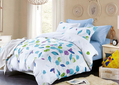 Leaves Quilt Cover Set - 3PC
