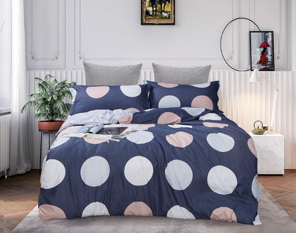 Circles Quilt Cover Set - 3PC