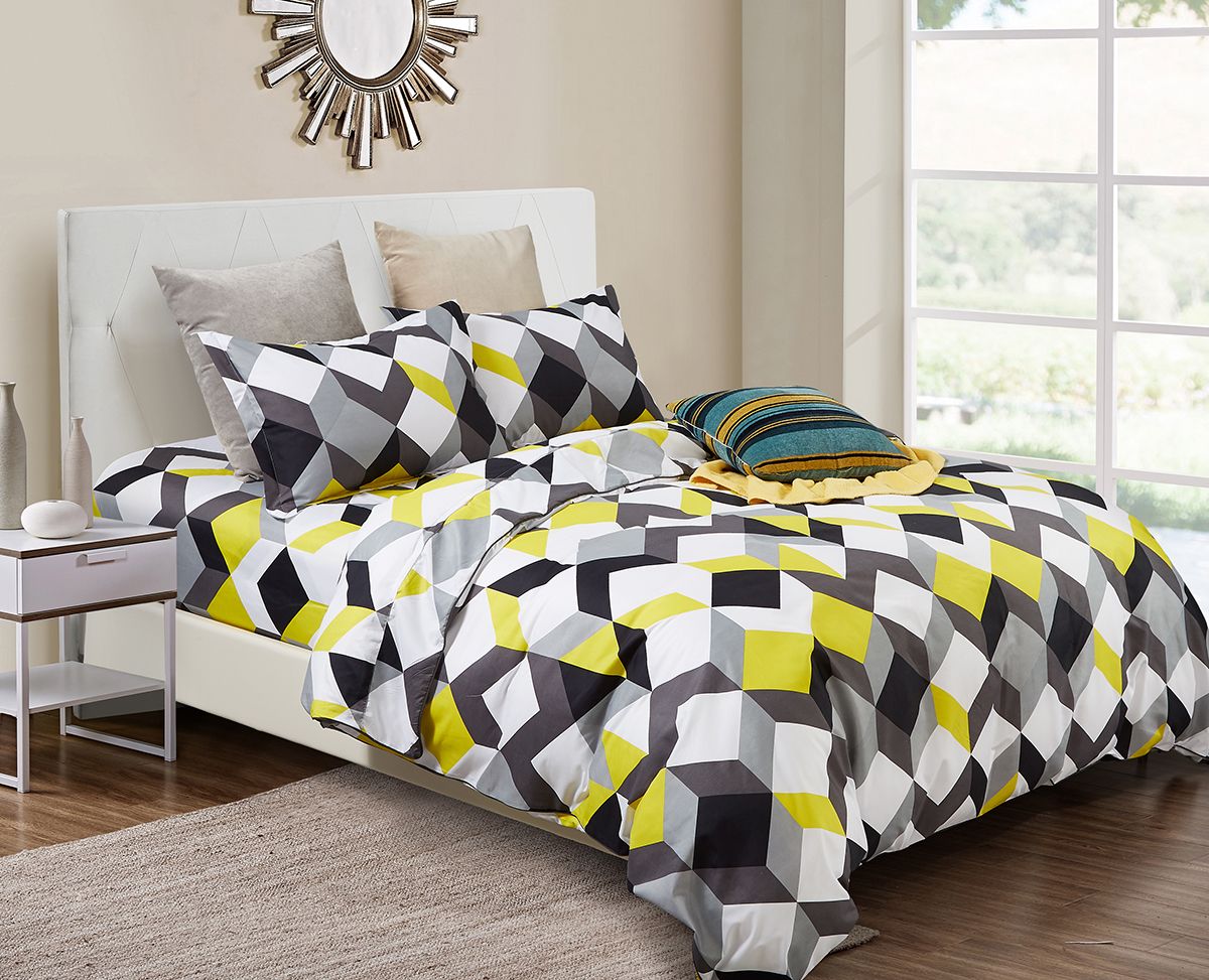 Jensson Quilt Cover Set - 3PC