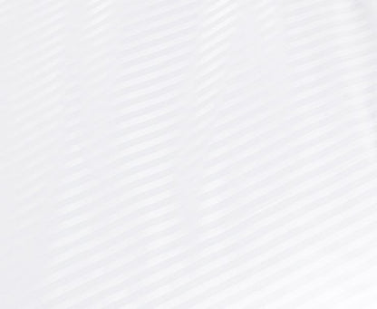 1000TC Ultra Soft Striped Quilt Cover Set - 3PC White