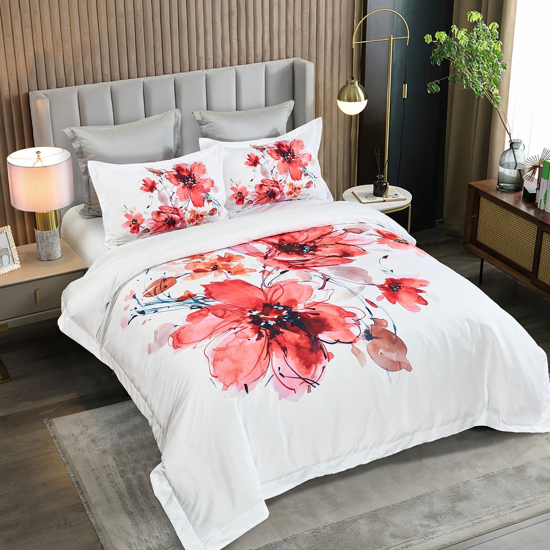 Lulani Floral Quilt Cover Set - 3PC