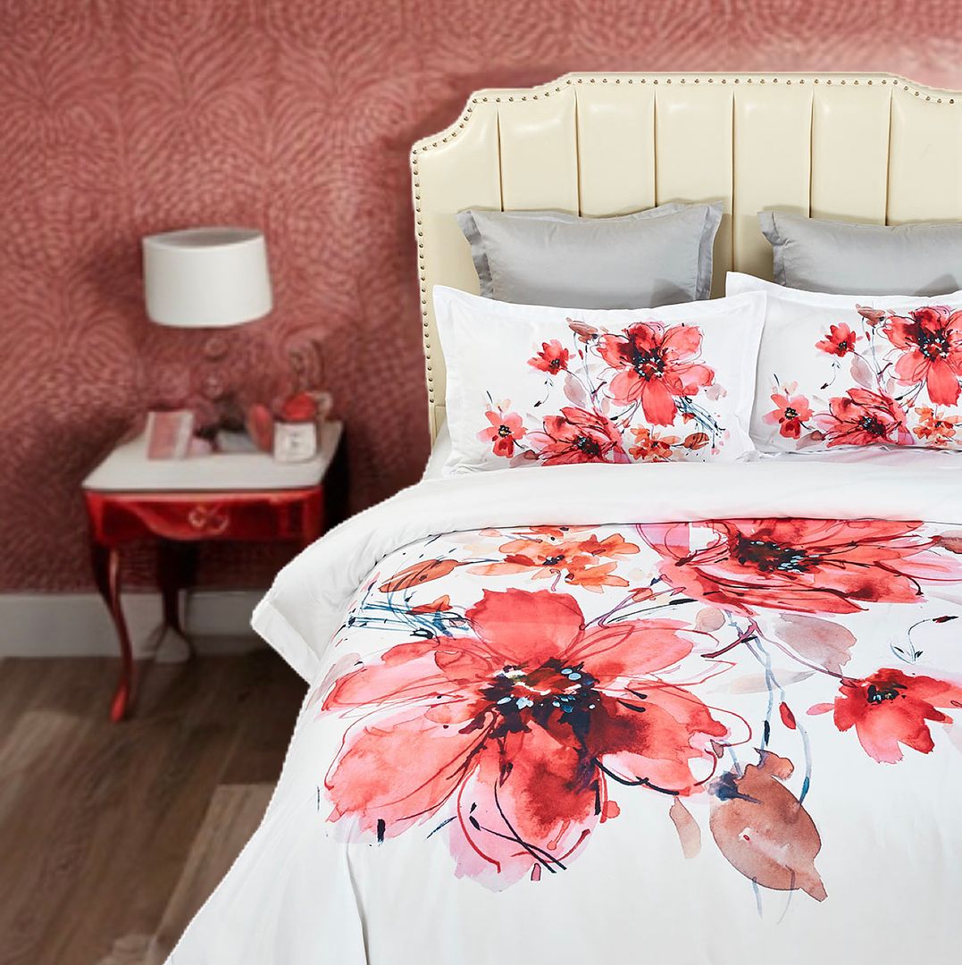 Lulani Floral Quilt Cover Set - 3PC