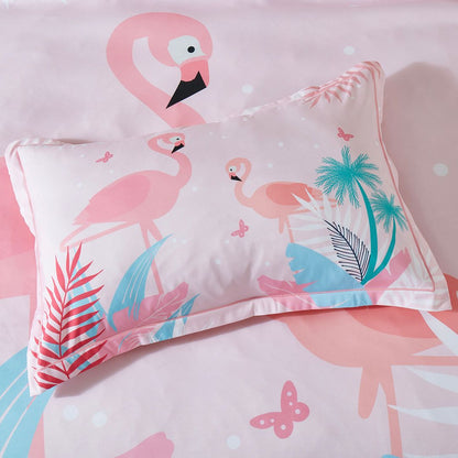 Flamingo Quilt Cover Set - 2PC
