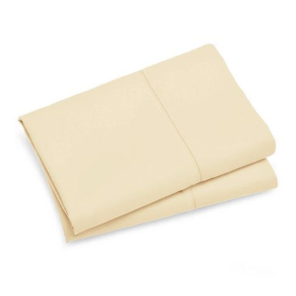 1000TC Premium Ultra Soft Standard size Pillowcases 2-Pack - Yellow Cream