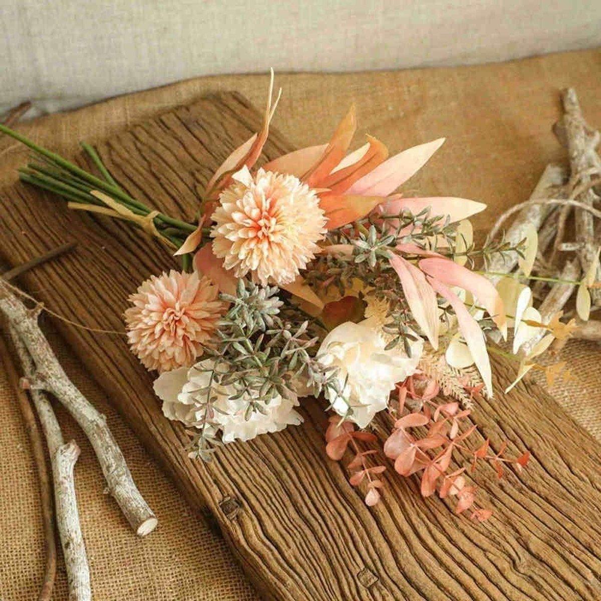 Home Decor Fake Flower Bouquet Artificial Flowers Living Room Wedding Decoration