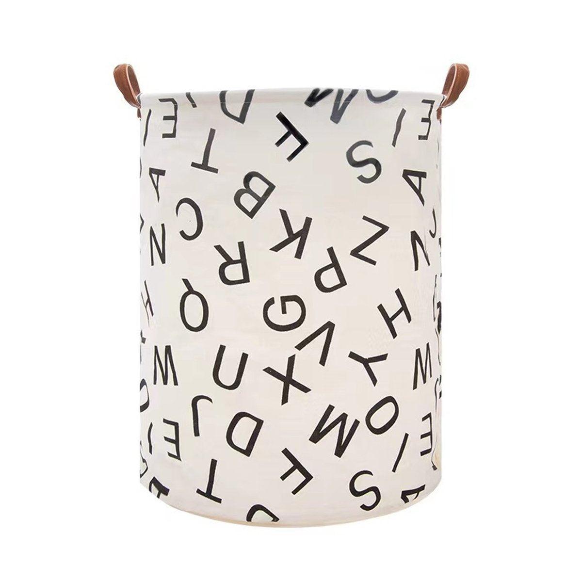Foldable Laundry Hamper - English Letters
