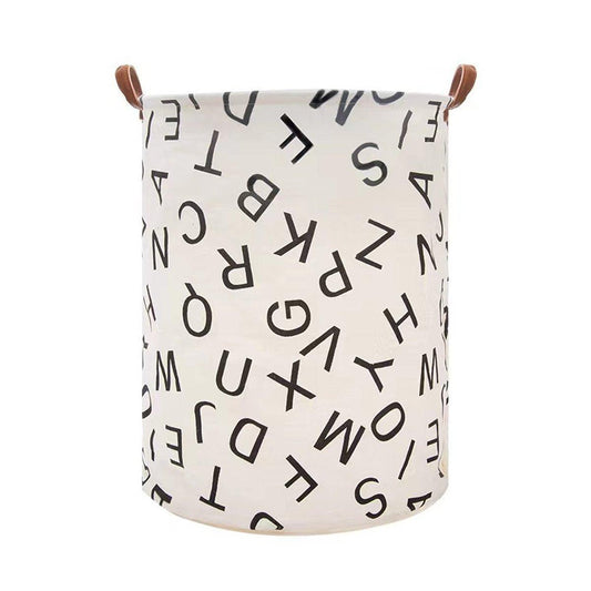 Foldable Laundry Hamper - English Letters