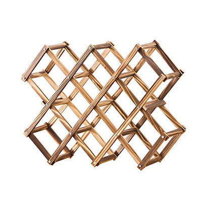 Wooden Wine Rack Display Shelf
