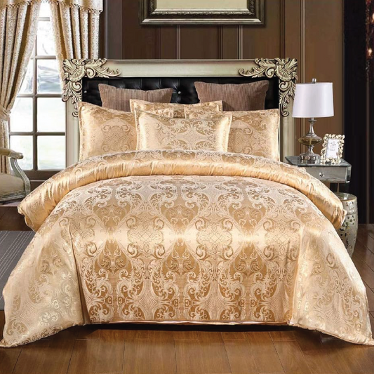 Golden Royal Quilt Cover Set - 2PC