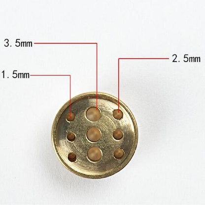 Antique Pure Copper Incense Burner – Small Binaural Three-Foot Xuande Furnace