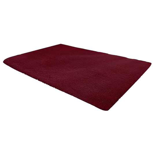 230x160cm Large Shaggy Rug Area Carpet Bedroom Living Room Mat - Burgundy