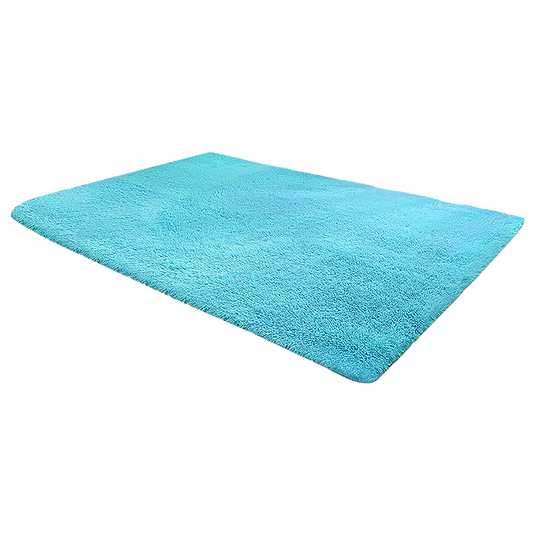 200x140cm Large Shaggy Rug Area Carpet Bedroom Living Room Mat - Turquoise