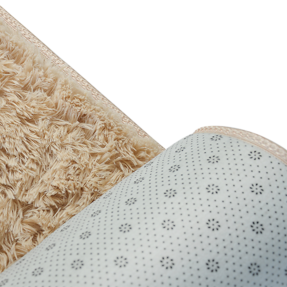 230x160cm Large Shaggy Rug Area Carpet Bedroom Living Room Mat - Beige