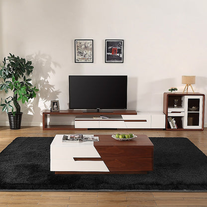 230x160cm Large Shaggy Rug Area Carpet Bedroom Living Room Mat - Black