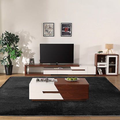 230x200cm Large Shaggy Rug Area Carpet Bedroom Living Room Mat - Black