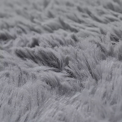 200x140cm Large Shaggy Rug Area Carpet Bedroom Living Room Mat - Grey
